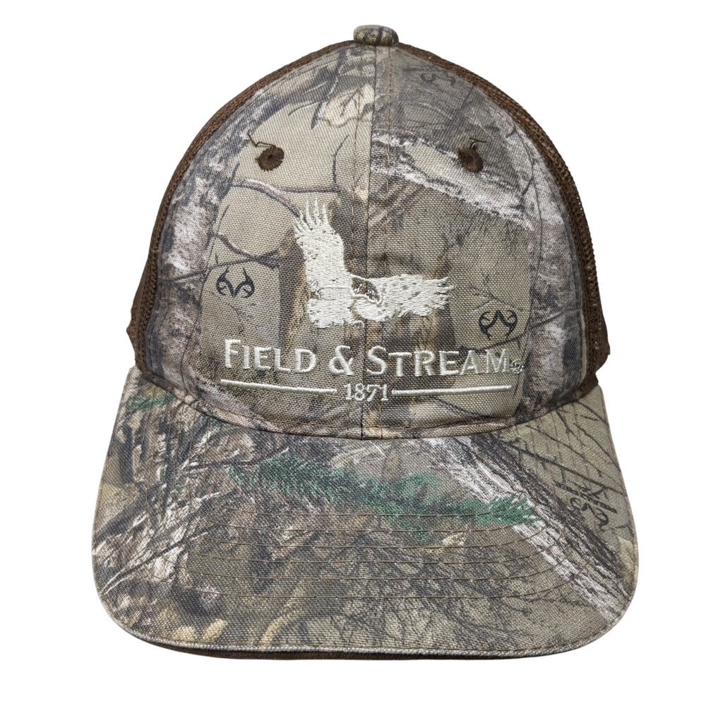 Field & Stream Strapback Mesh Back Trucker Hat Mu… - image 1
